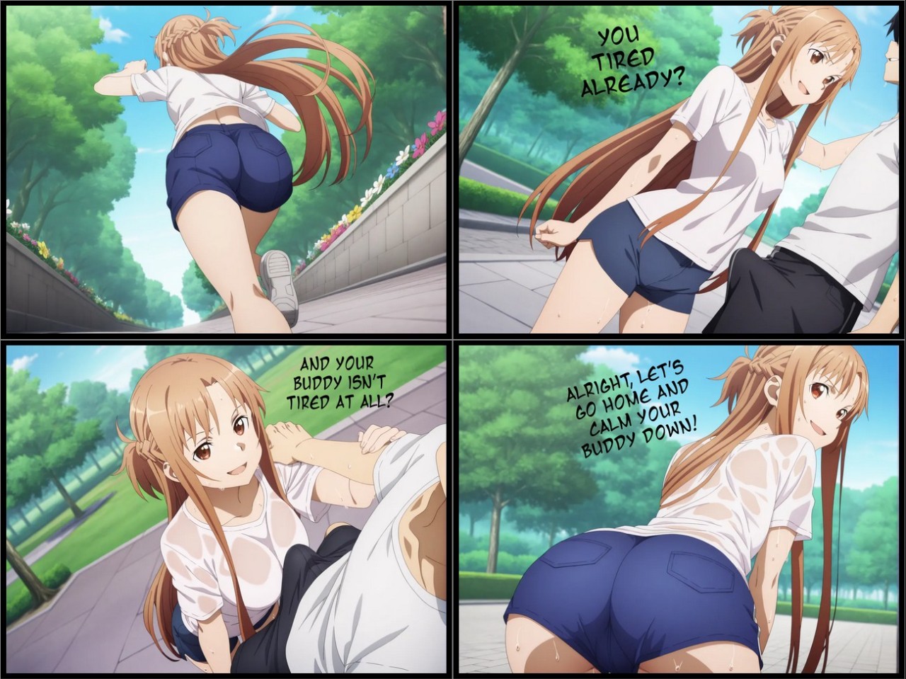AI Generated: Asuna Porn Comics english 04