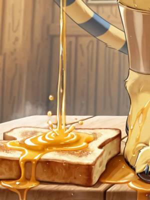 AI Generated: Renamon Maid Café Porn Comics english 22