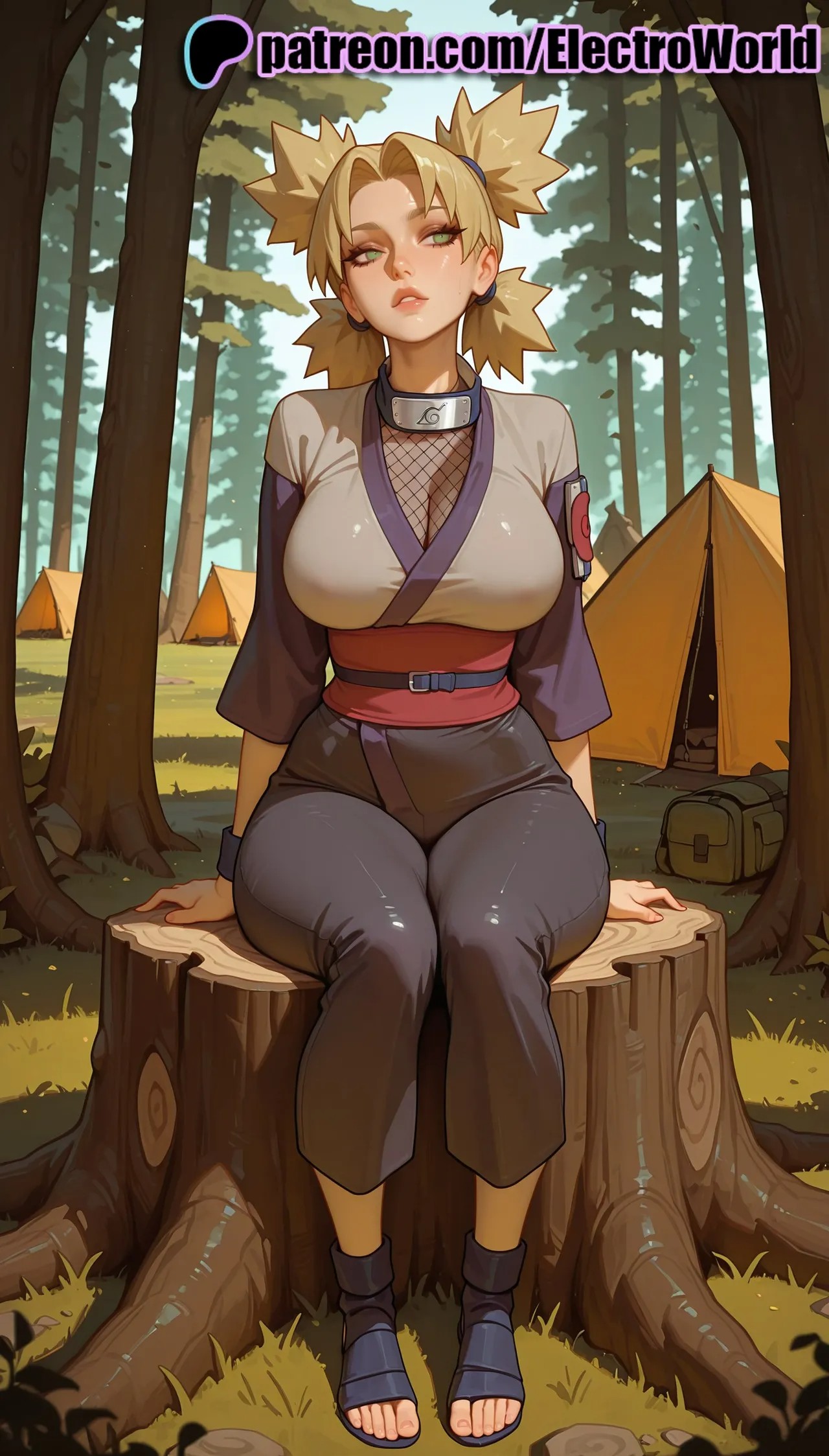 AI Generated: Temari By ElectroWorld Porn Comics english 04