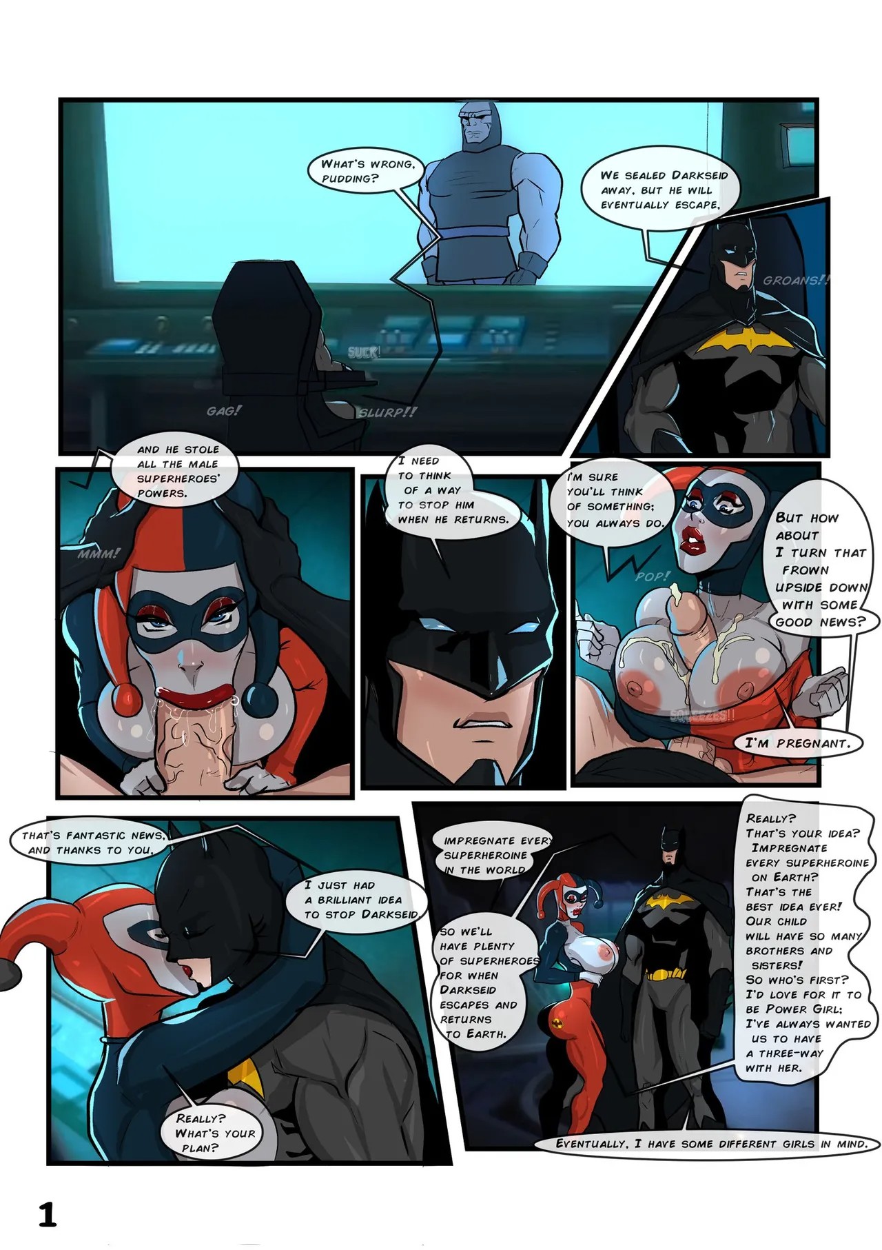 Batman Impregnates The DC Universe Porn Comics english 02