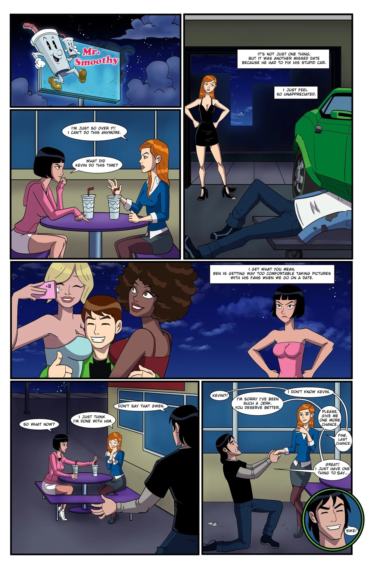 Ben 10: Girls Night Porn Comics english 02