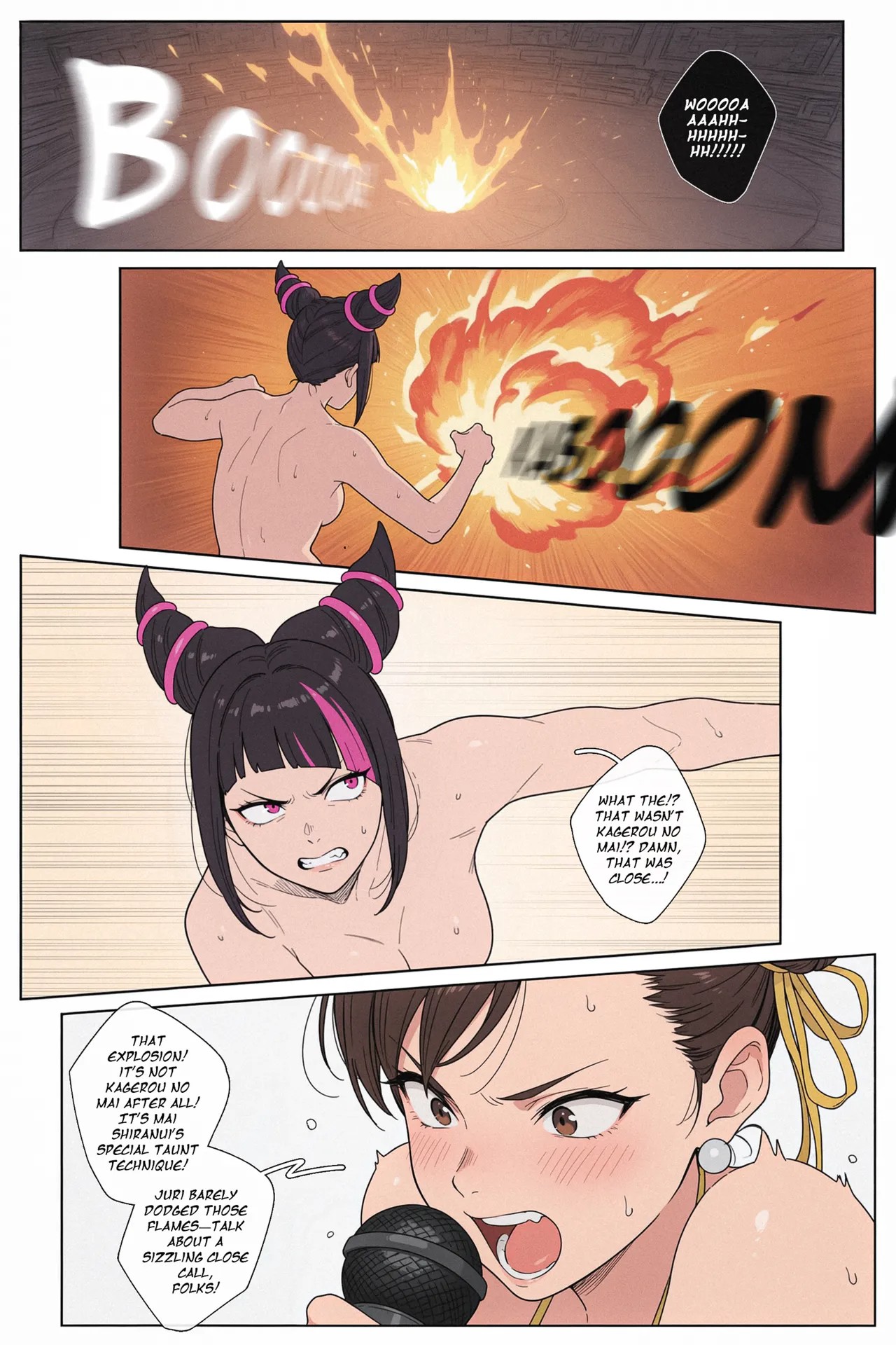 Bikini Fighter: Mai vs Juri Porn Comics english 16