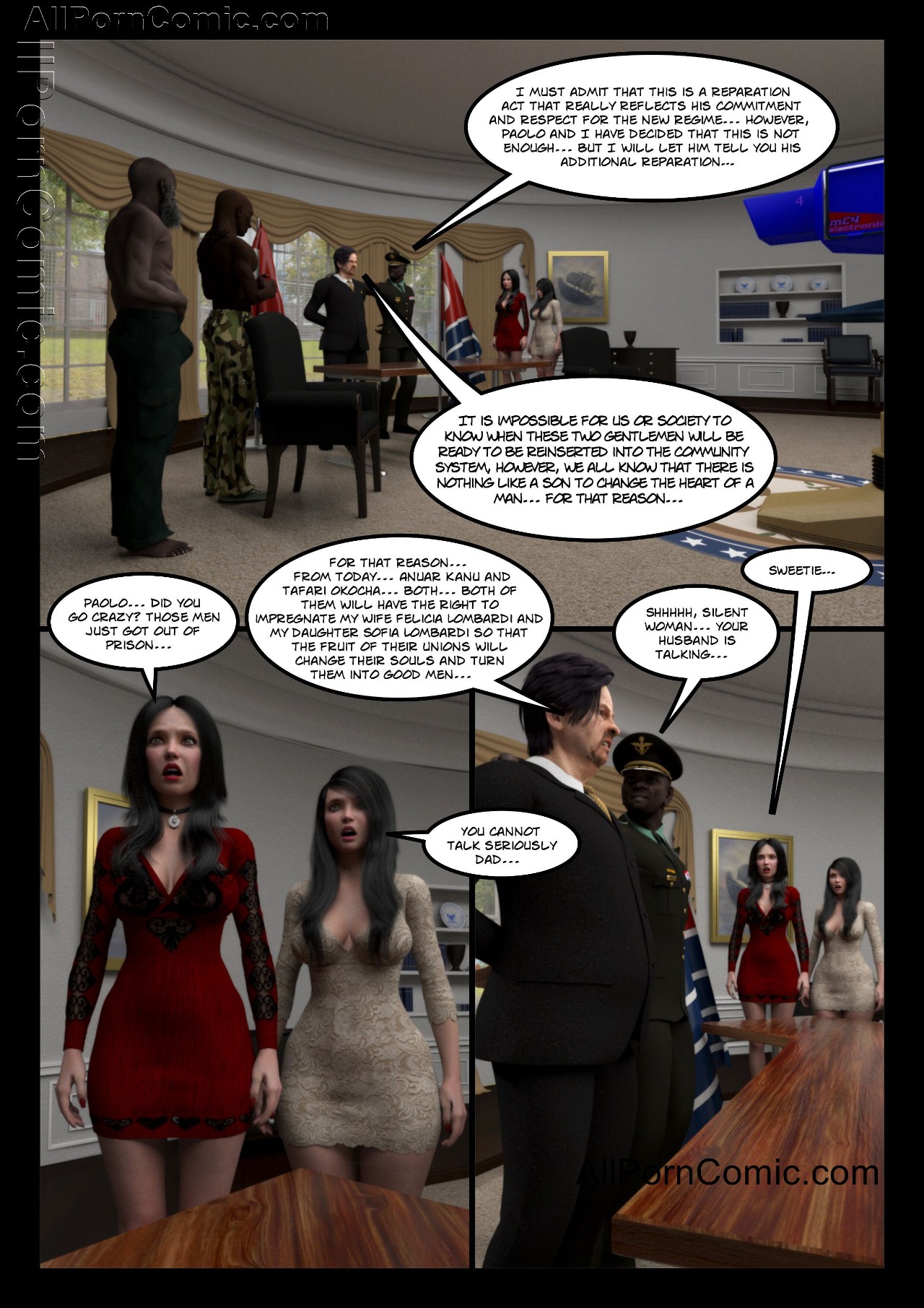 Black Takeover By Moiarte3D Part 2 Porn Comics english 07