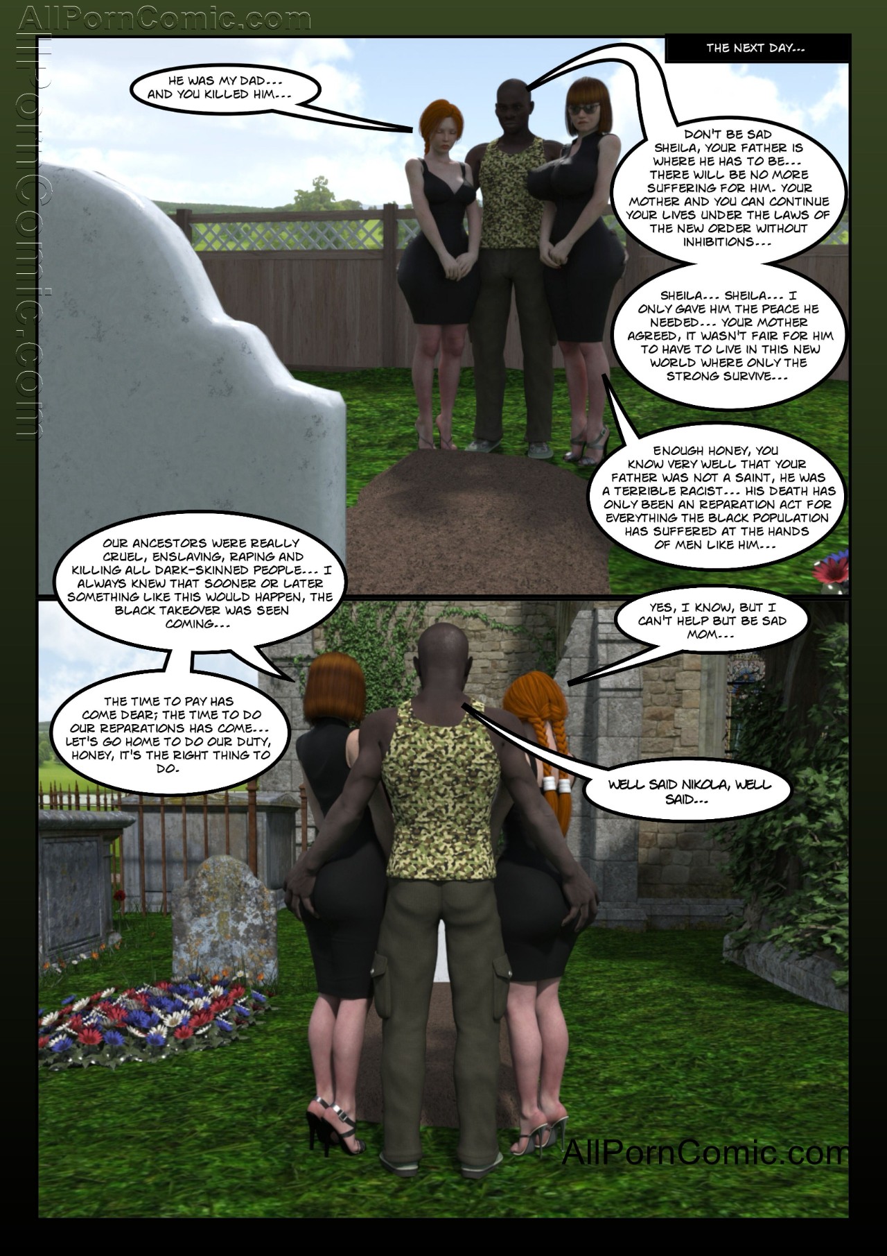 Black Takeover By Moiarte3D Part 3 Porn Comics english 03
