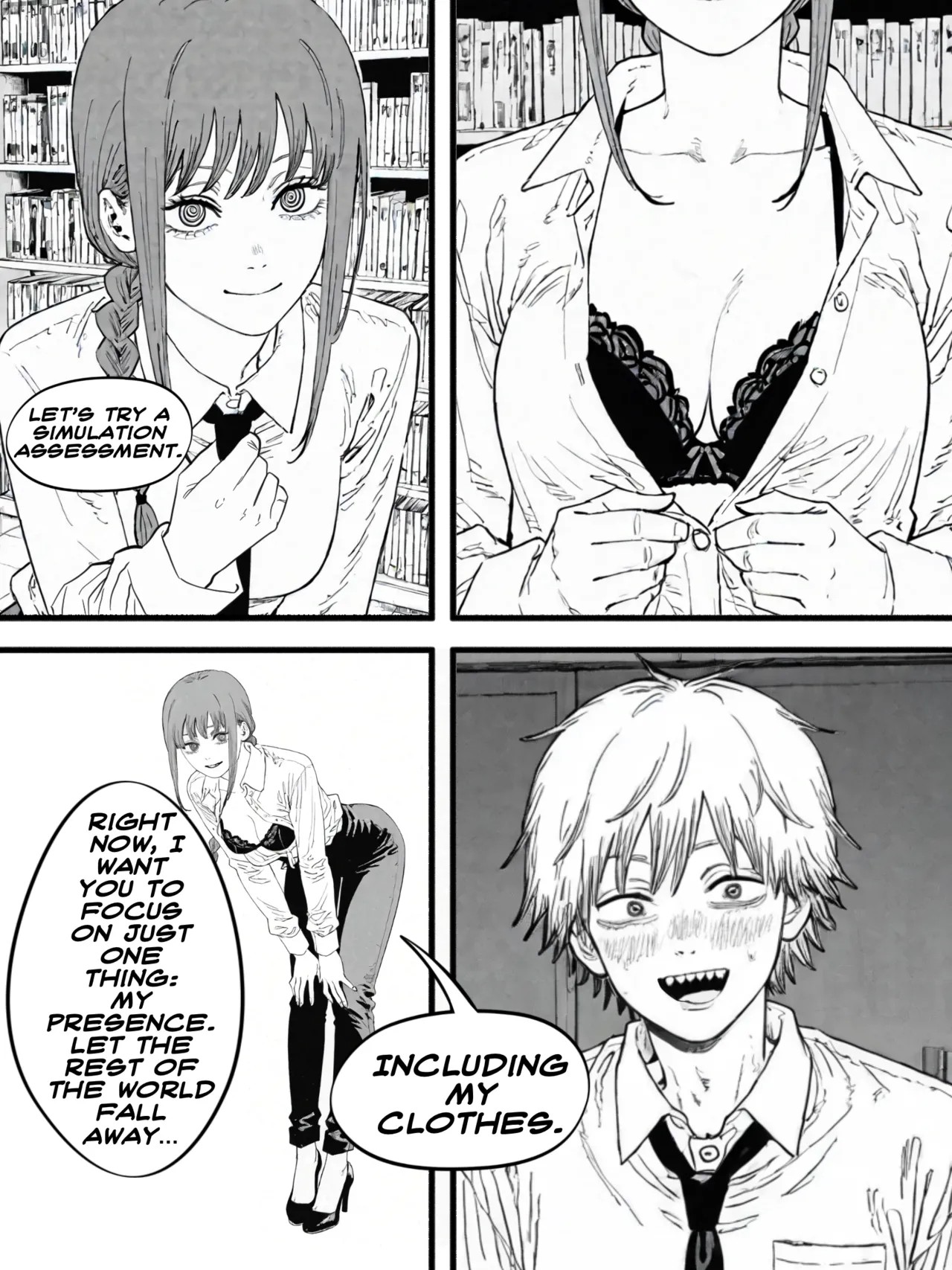 Chainsaw Man: Monthly Assessment Porn Comics english 04