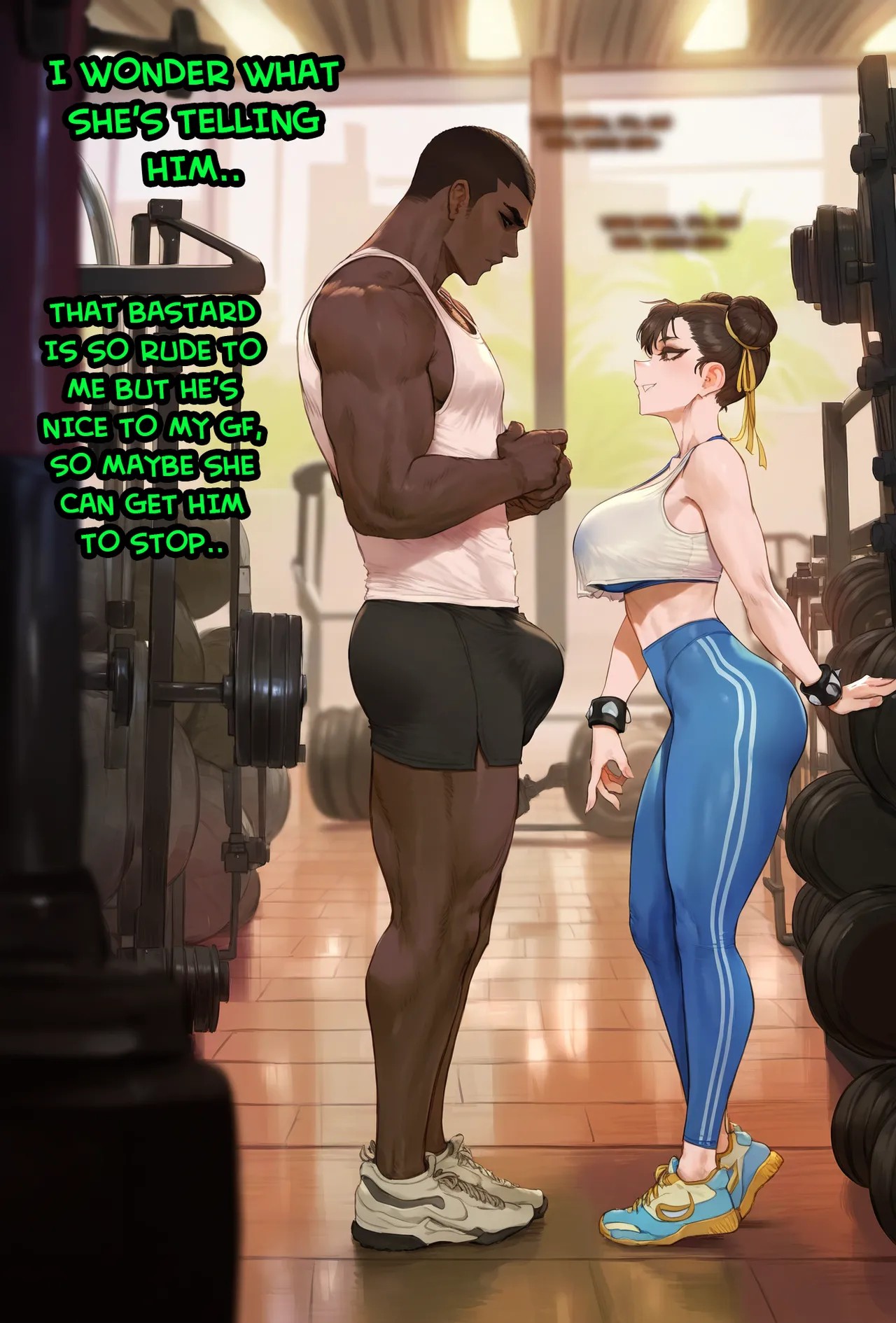 Chun-Li Finds a New Gym Partner Porn Comics english 04