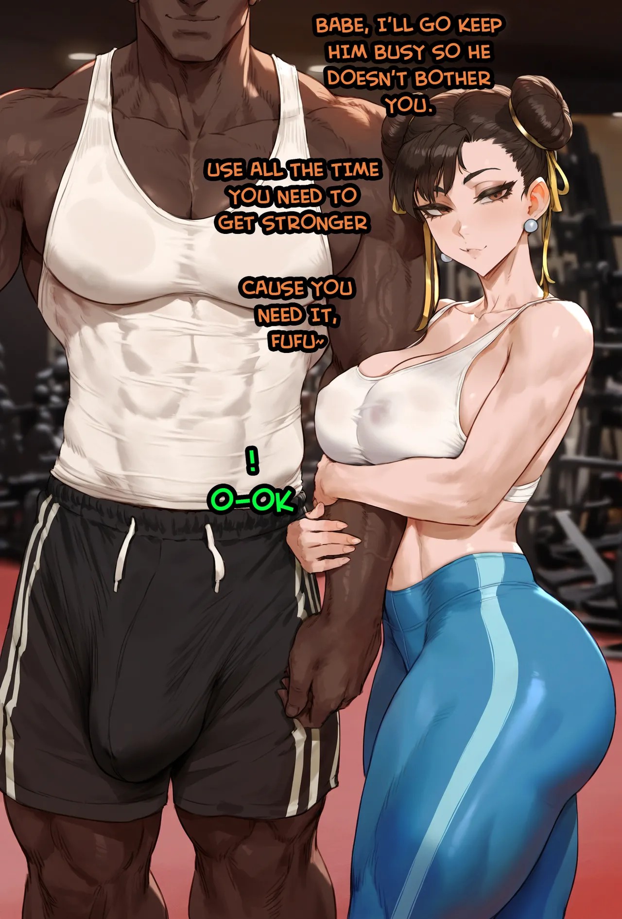 Chun-Li Finds a New Gym Partner Porn Comics english 05