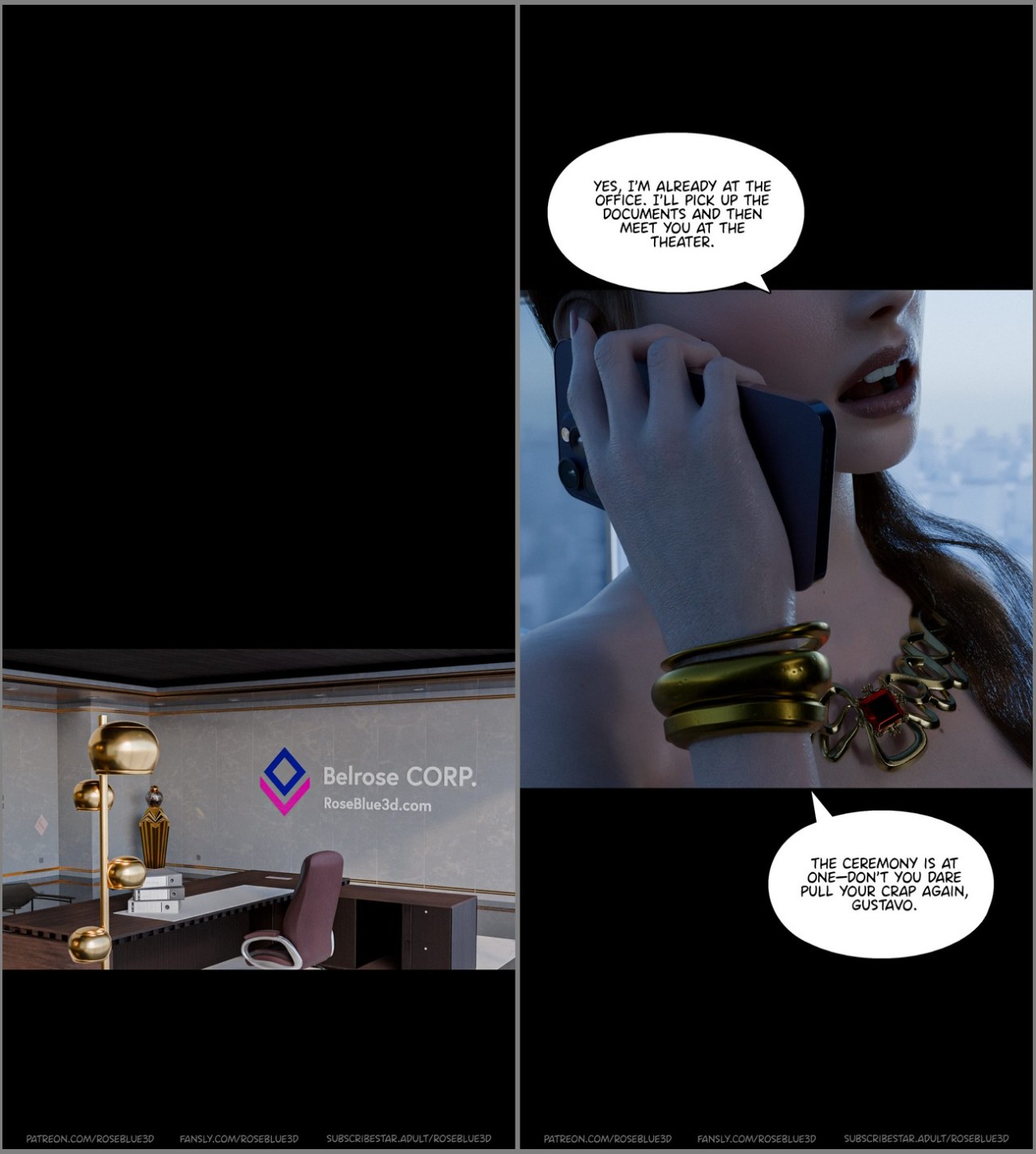 Dismissed By Rose Blue 3D Part 3 Porn Comics english 02