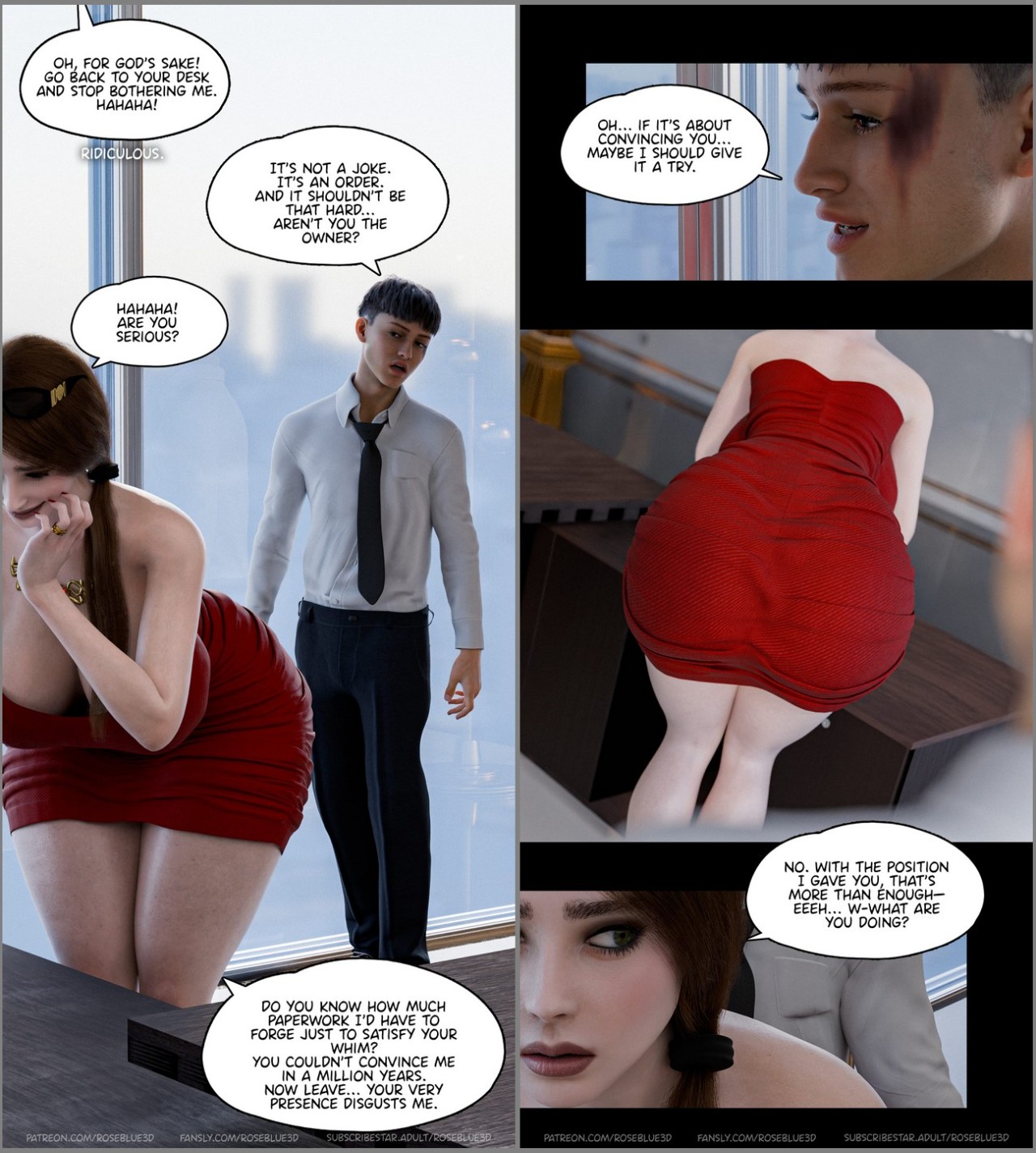 Dismissed By Rose Blue 3D Part 3 Porn Comics english 05