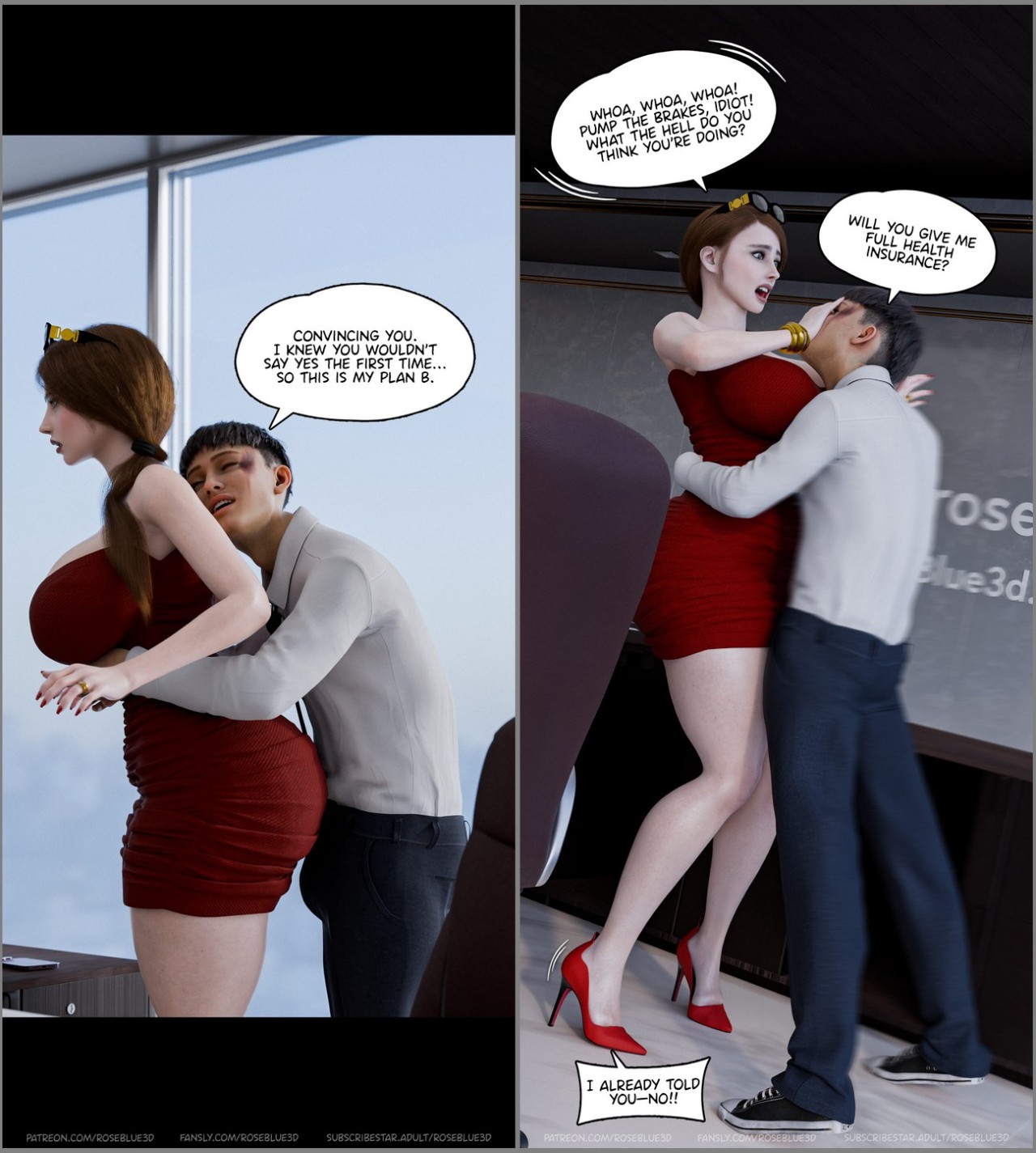 Dismissed By Rose Blue 3D Part 3 Porn Comics english 06