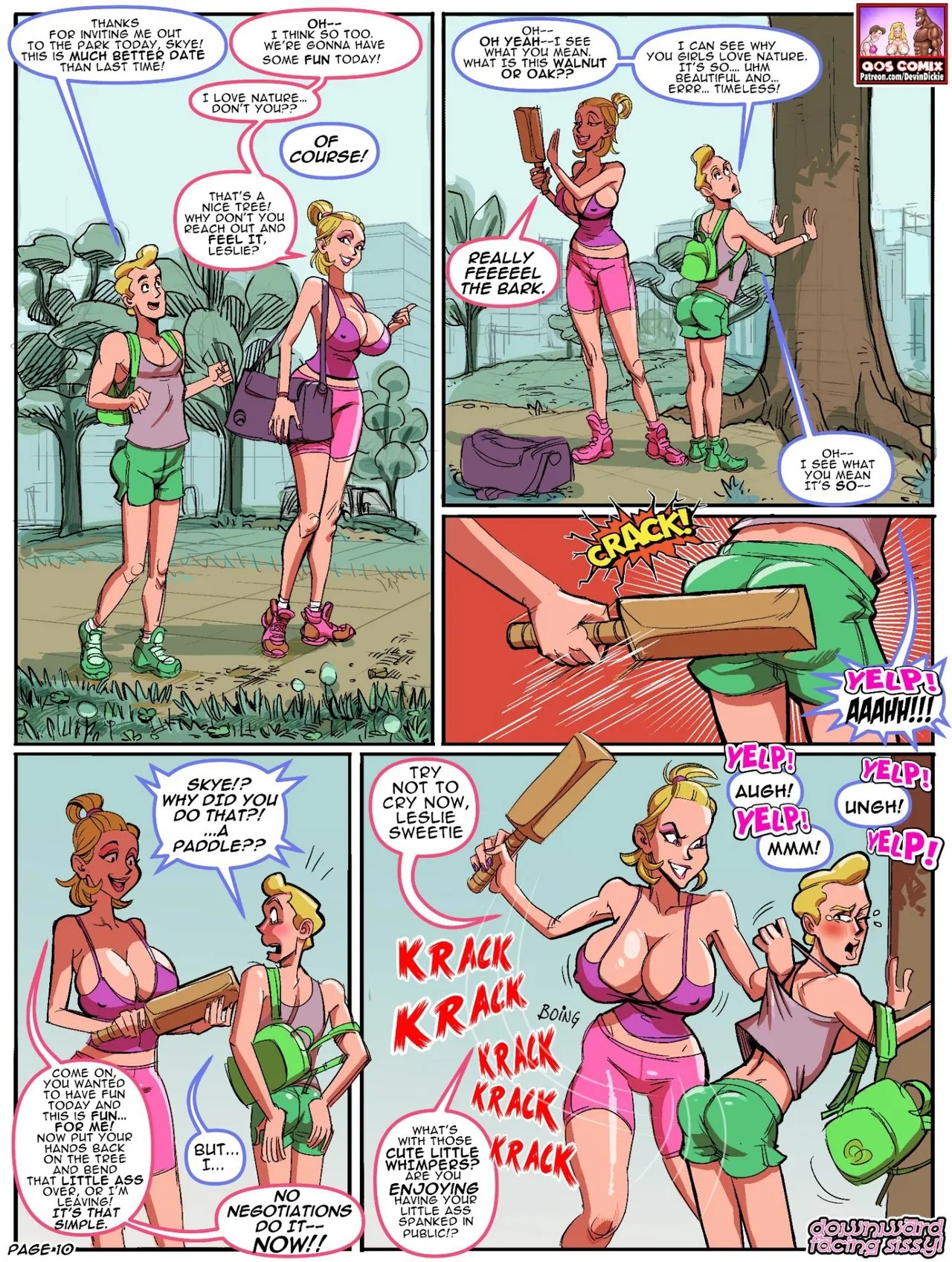 Downward Facing Sissy Porn Comics english 11