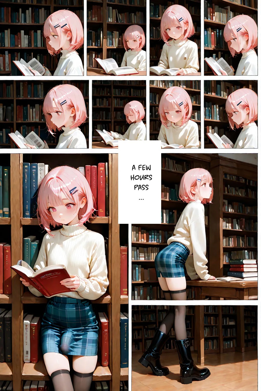 Femboy Library Porn Comics english 04