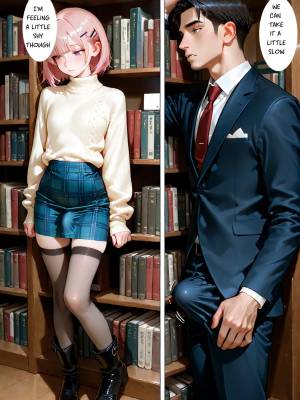 Femboy Library Porn Comics english 07