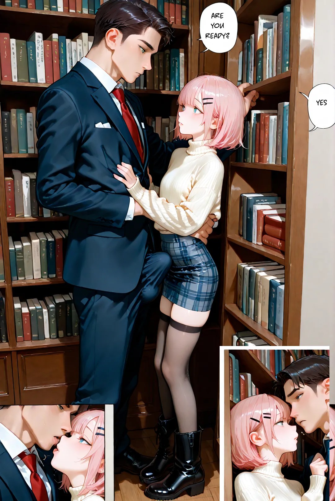 Femboy Library Porn Comics english 10