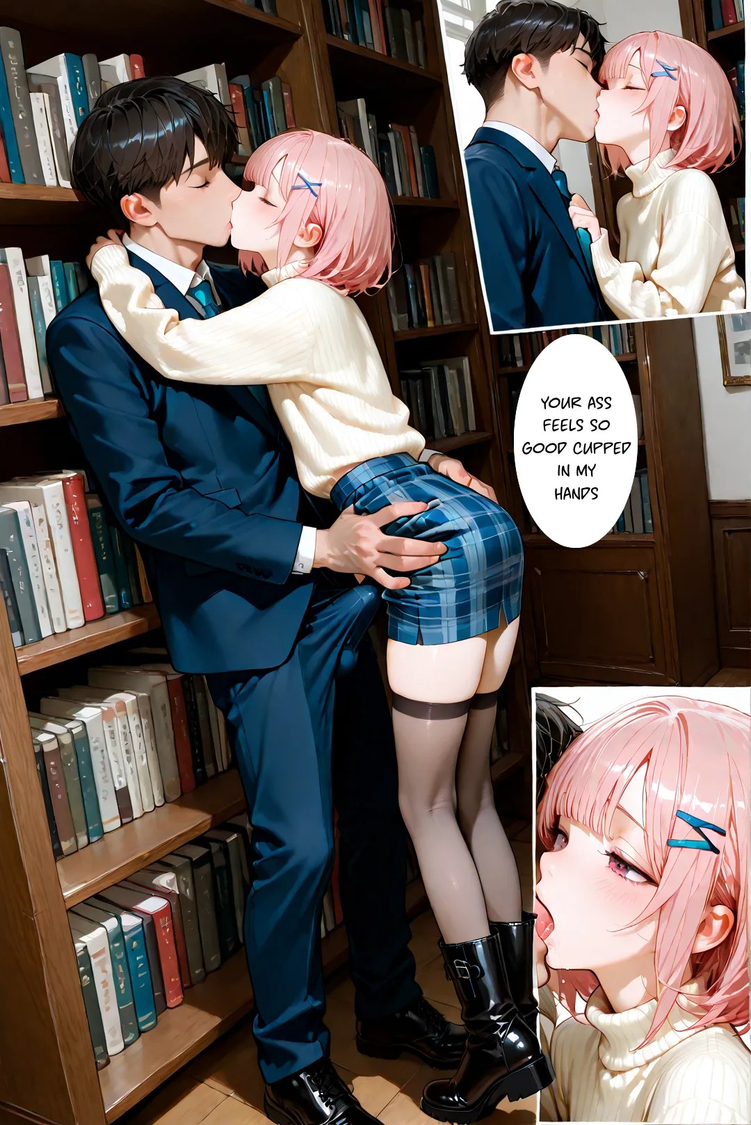 Femboy Library Porn Comics english 15