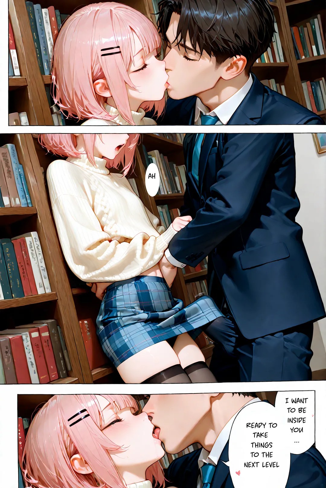 Femboy Library Porn Comics english 17