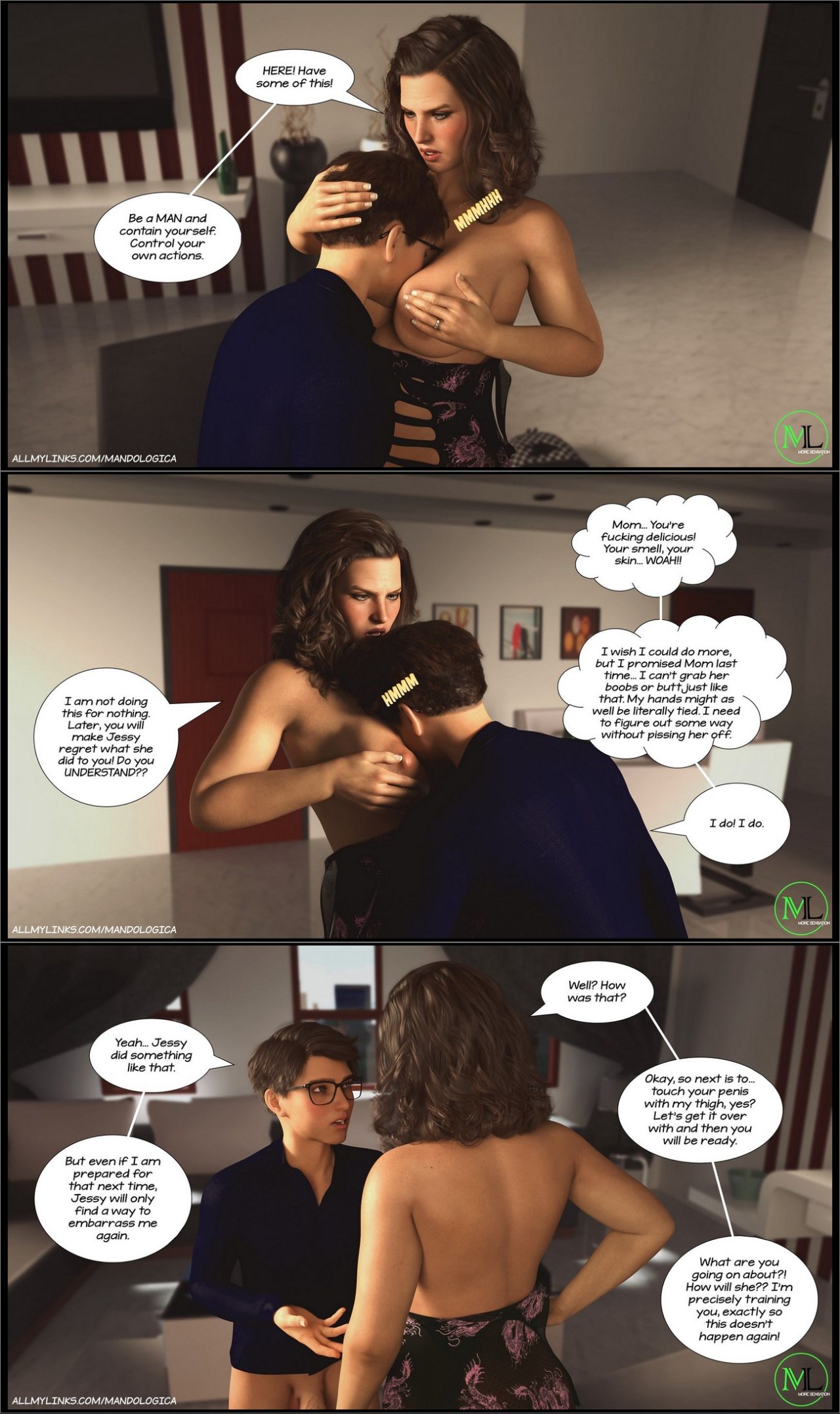 Forbidden Flames By Mandologica Part 2 Porn Comics english 21