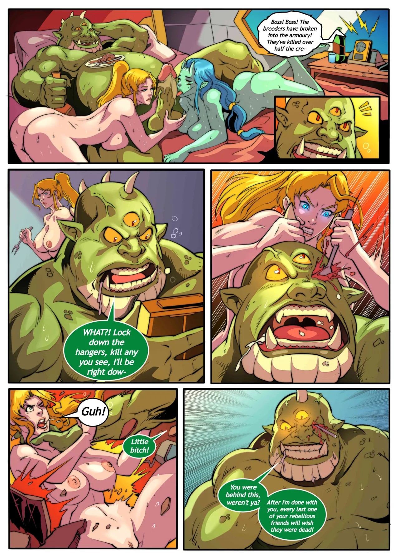 Galaxy Of Scum Issue 7: The Scourge Porn Comics english 18