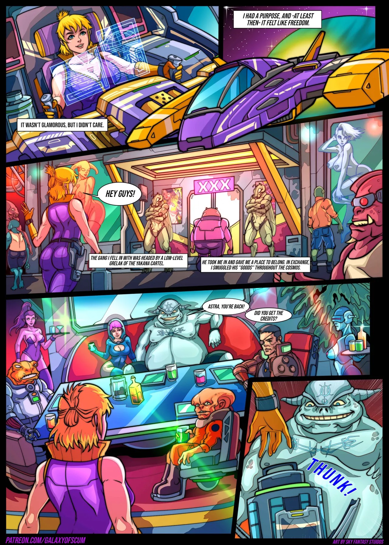 Galaxy Of Scum Issue Part 2: Smuggler's And Bugs Porn Comics english 05