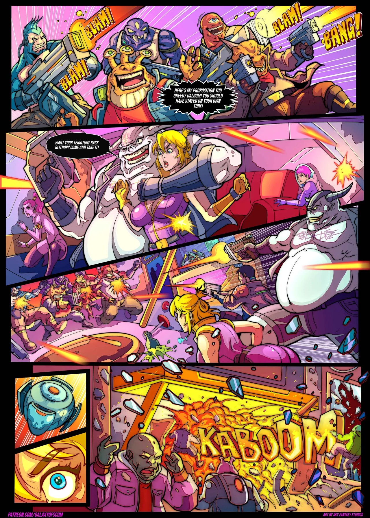 Galaxy Of Scum Issue Part 2: Smuggler's And Bugs Porn Comics english 12