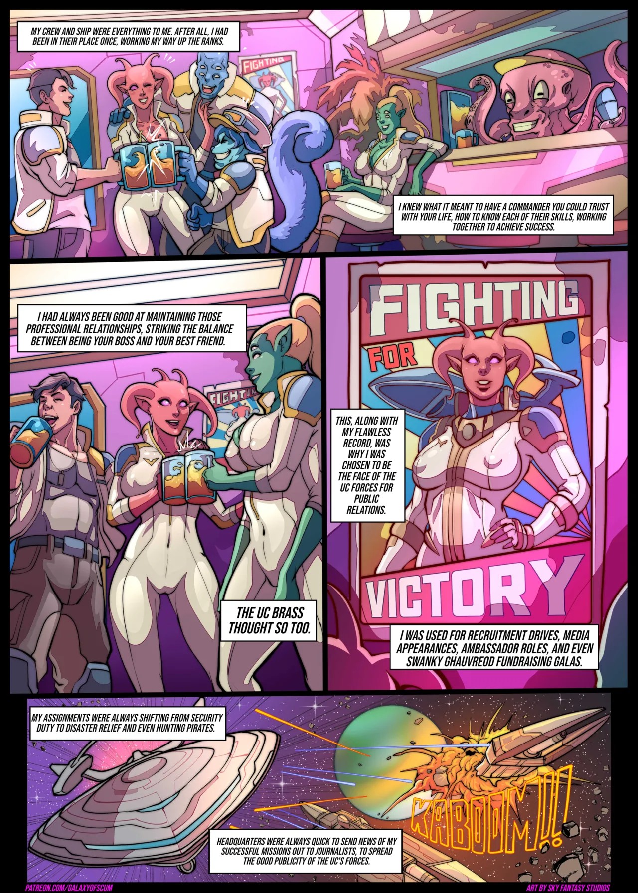 Galaxy Of Scum Issue Part 3: Tales From The Harem Porn Comics english 03
