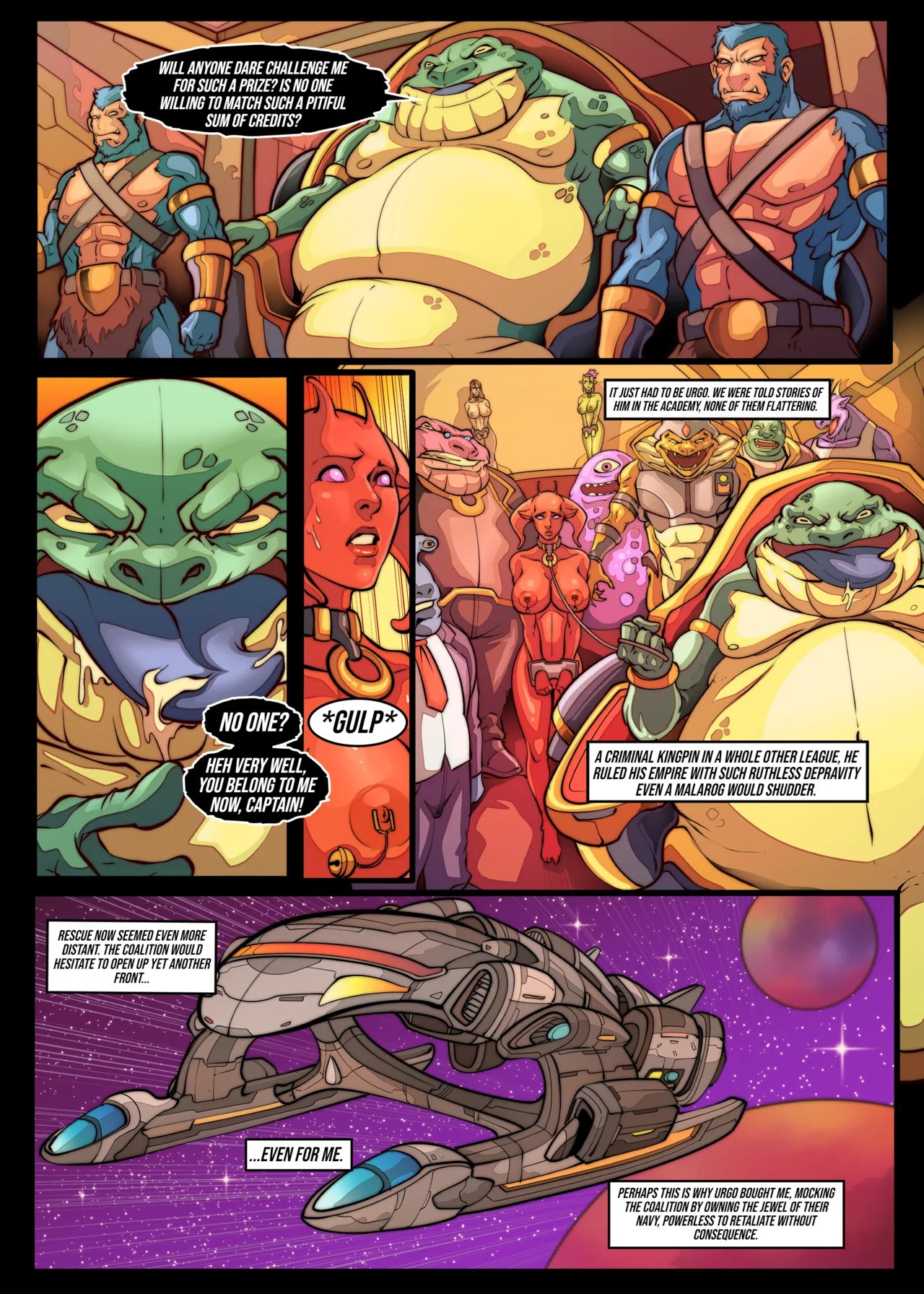 Galaxy Of Scum Issue Part 3: Tales From The Harem Porn Comics english 13