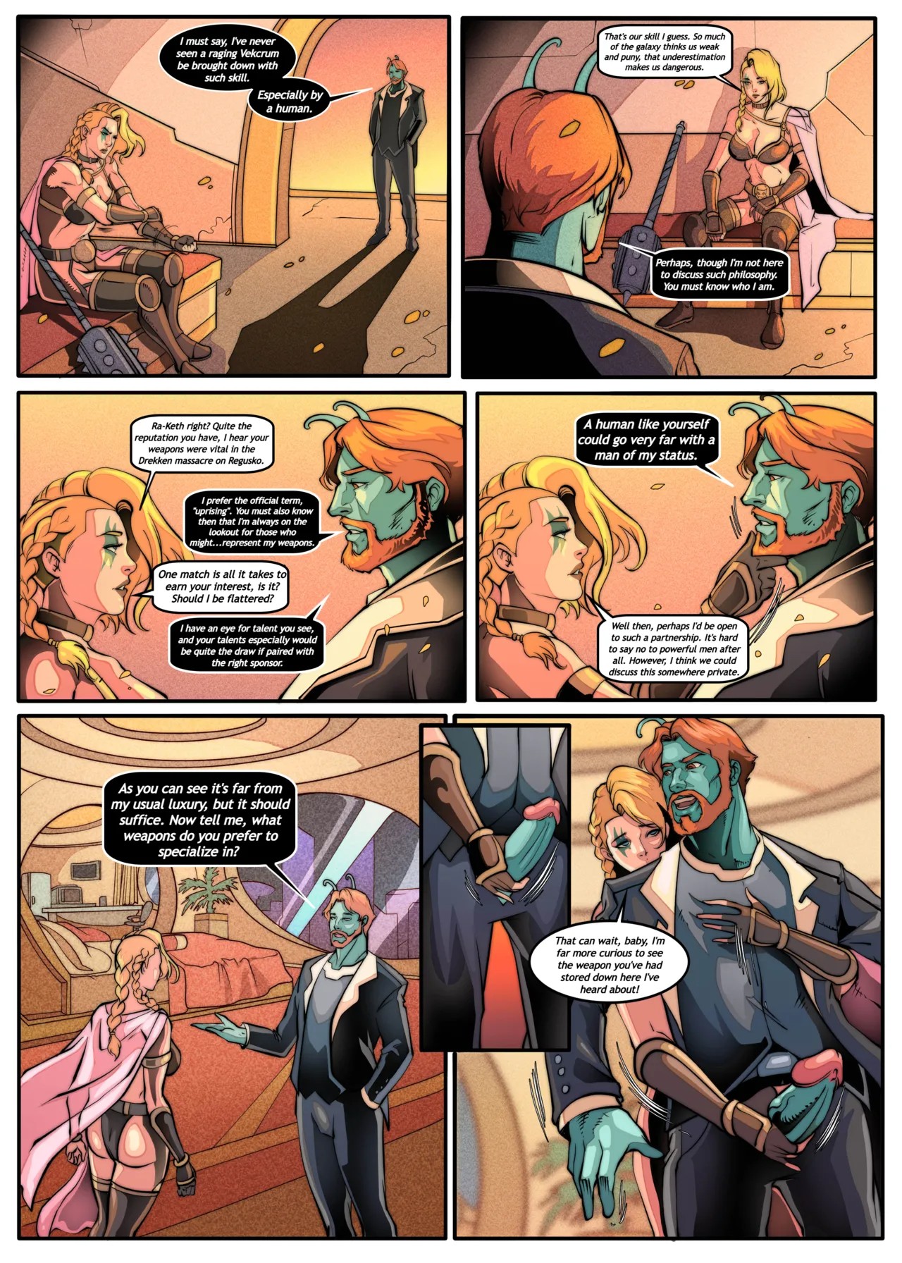 Galaxy Of Scum Issue Part 5: The Pit Porn Comics english 11