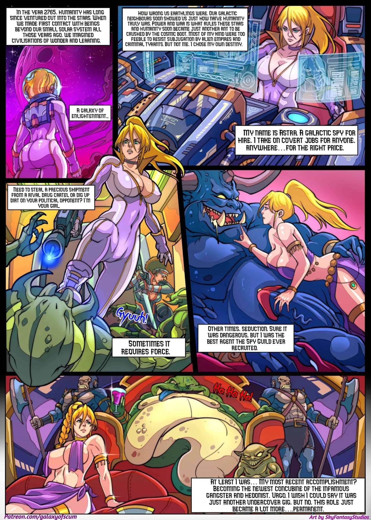 Galaxy Of Scum Issue Part 7: The Scourge Porn Comics english 02
