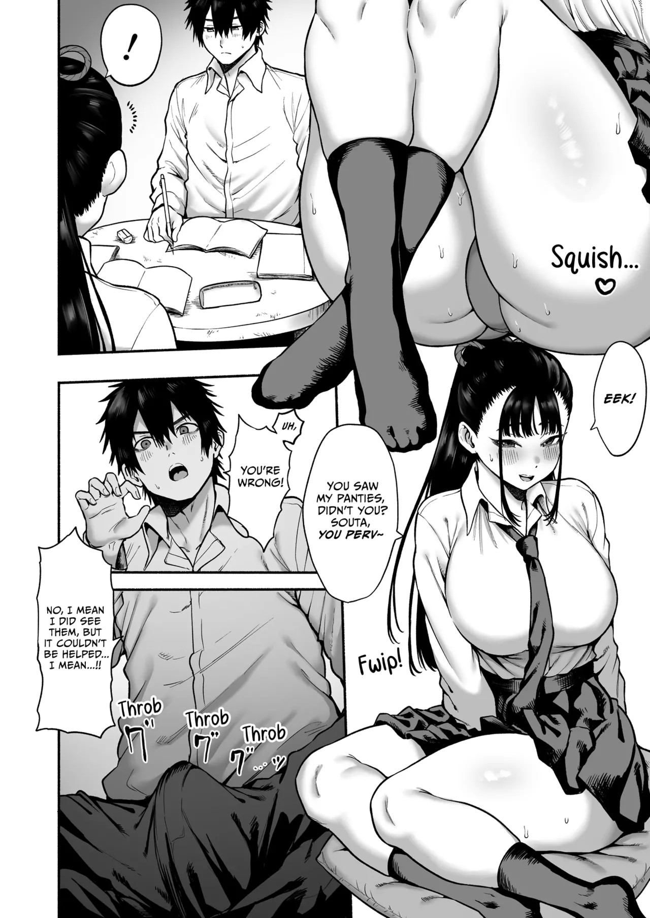 Getting Seduced into Lovey-Dovey Sex by My Busty Childhood Friend Girlfriend Porn Comics english 05