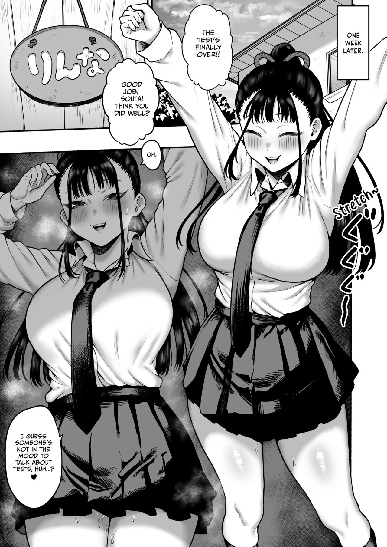 Getting Seduced into Lovey-Dovey Sex by My Busty Childhood Friend Girlfriend Porn Comics english 24