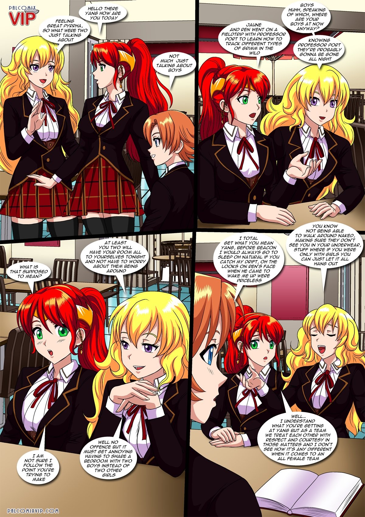 Girls Only Slumber Party Porn Comics english 03