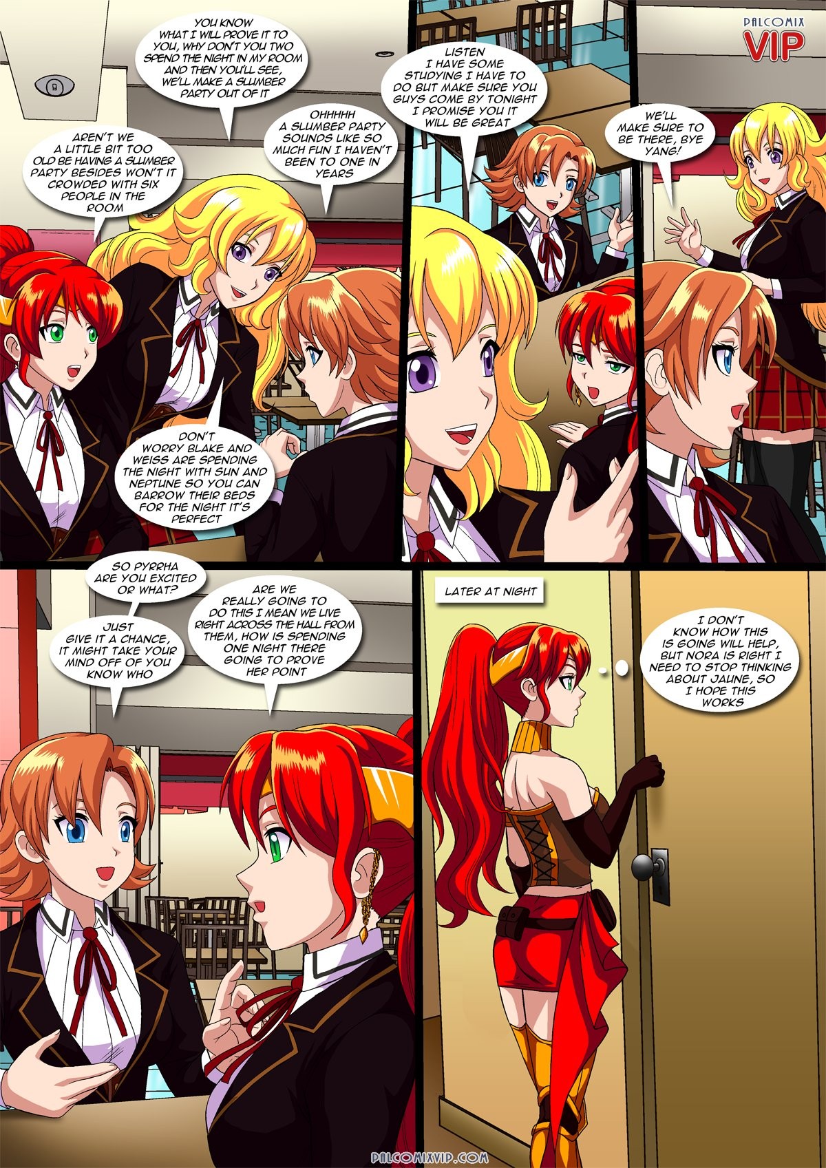 Girls Only Slumber Party Porn Comics english 04