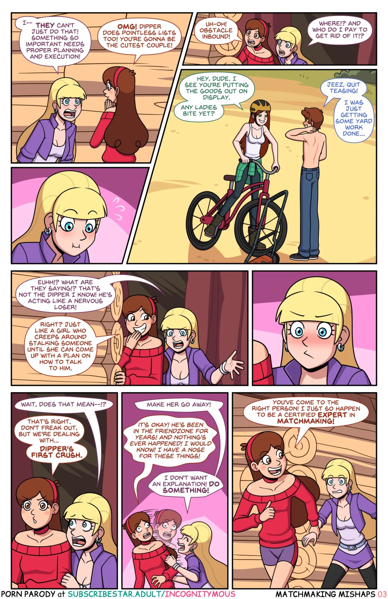 Gravity Falls: Matchmaking Mishaps Porn Comics english 03