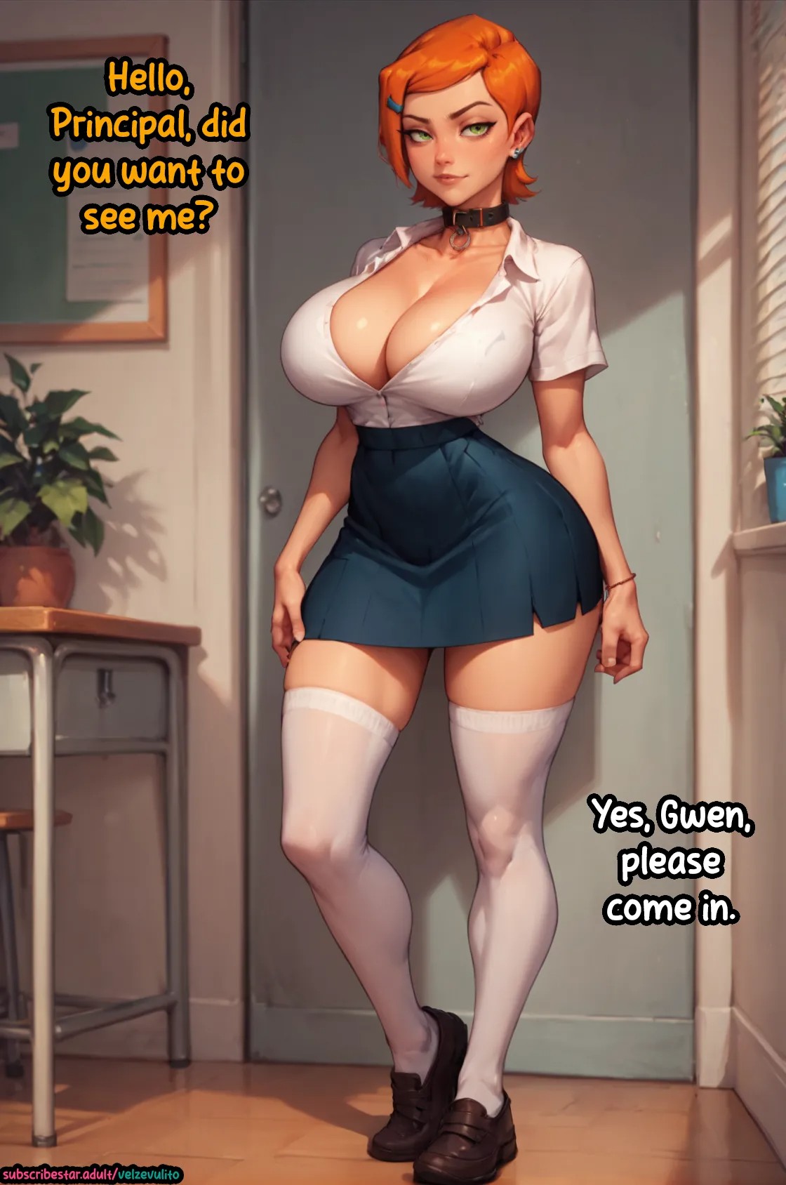 Gwen's Homeschooling Part 2 Porn Comics english 03