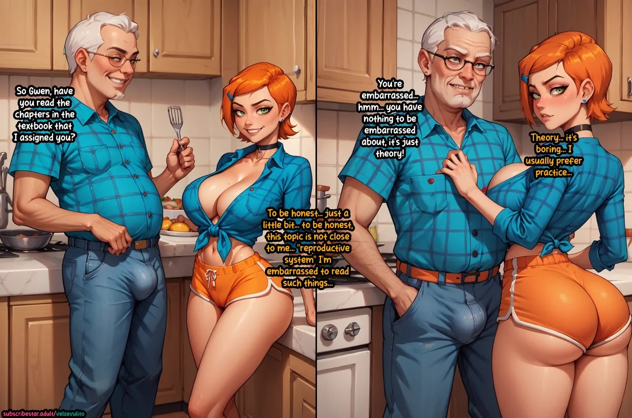 Gwen's Homeschooling Porn Comics english 14
