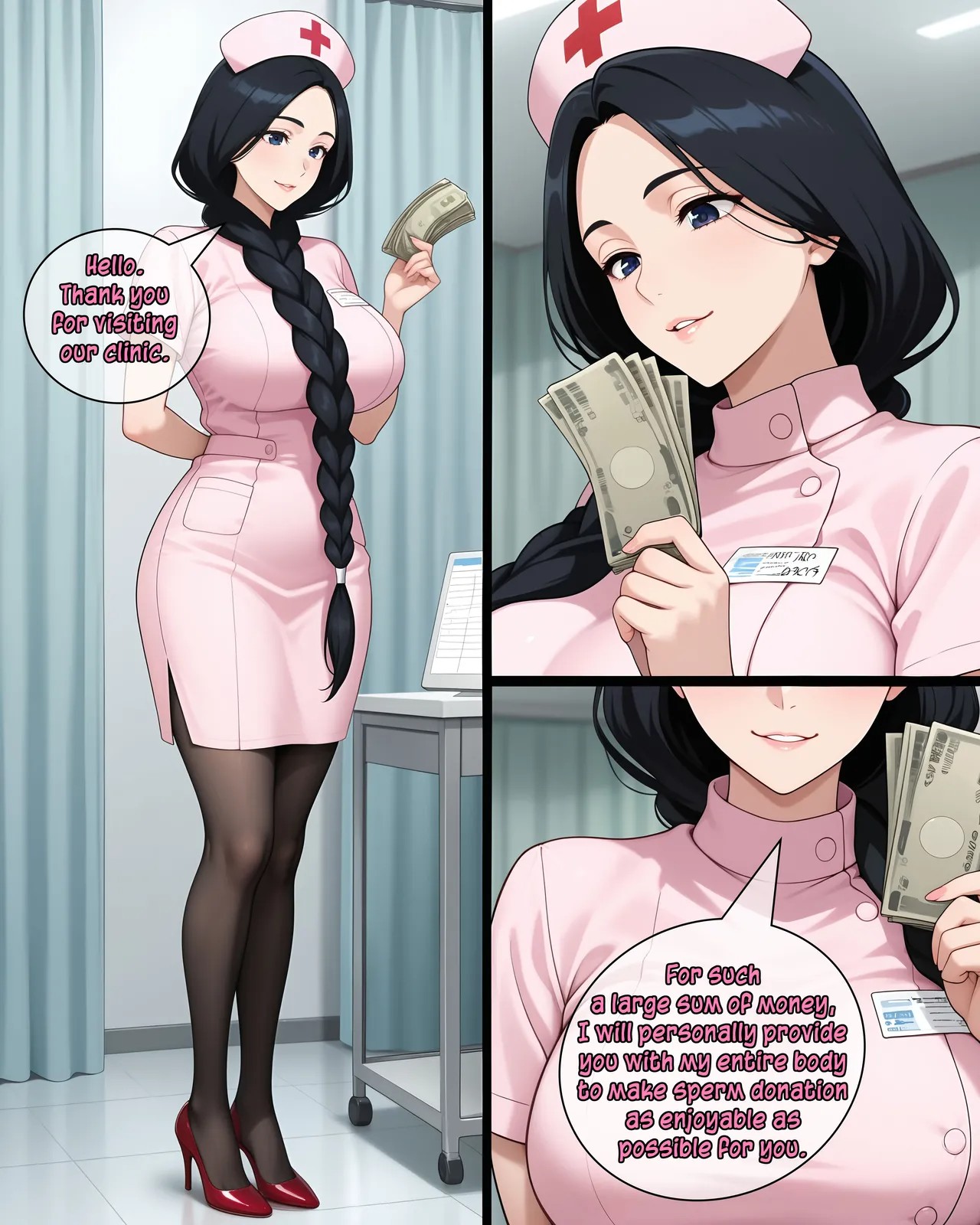 KARAKURA WHORES Part 2: Slutty Nurse Porn Comics english 02