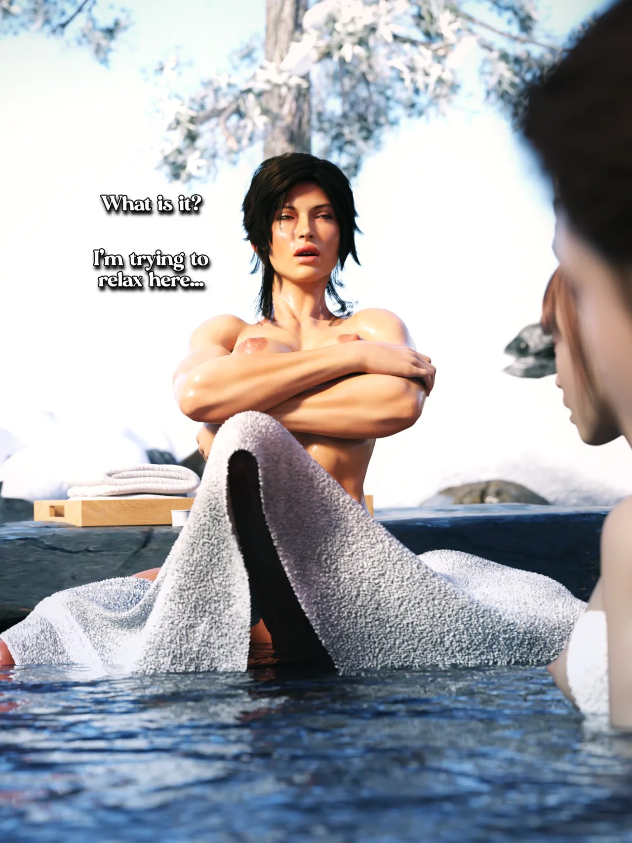 Lara At The Onsen Porn Comics english 11
