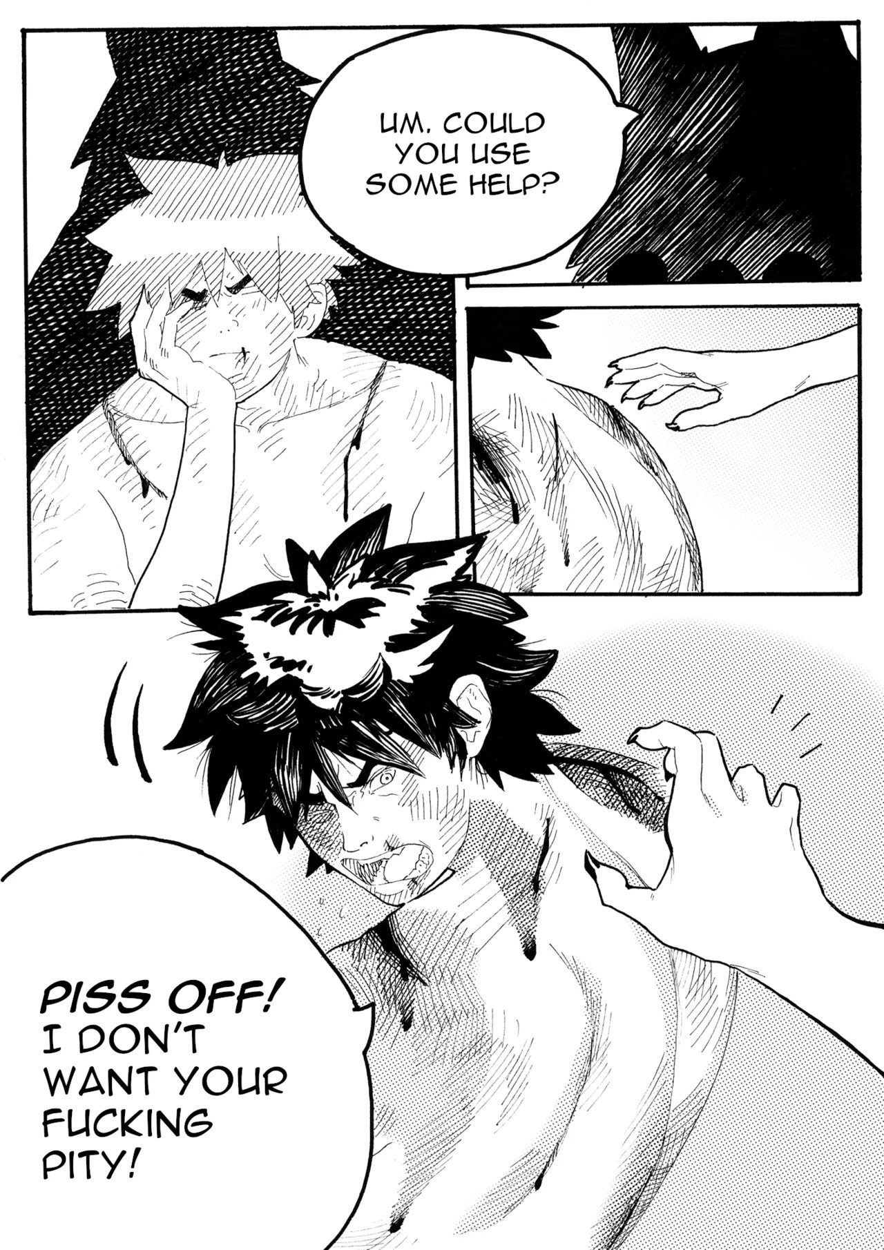 Lost Battered Fuck Puppy Porn Comics english 04