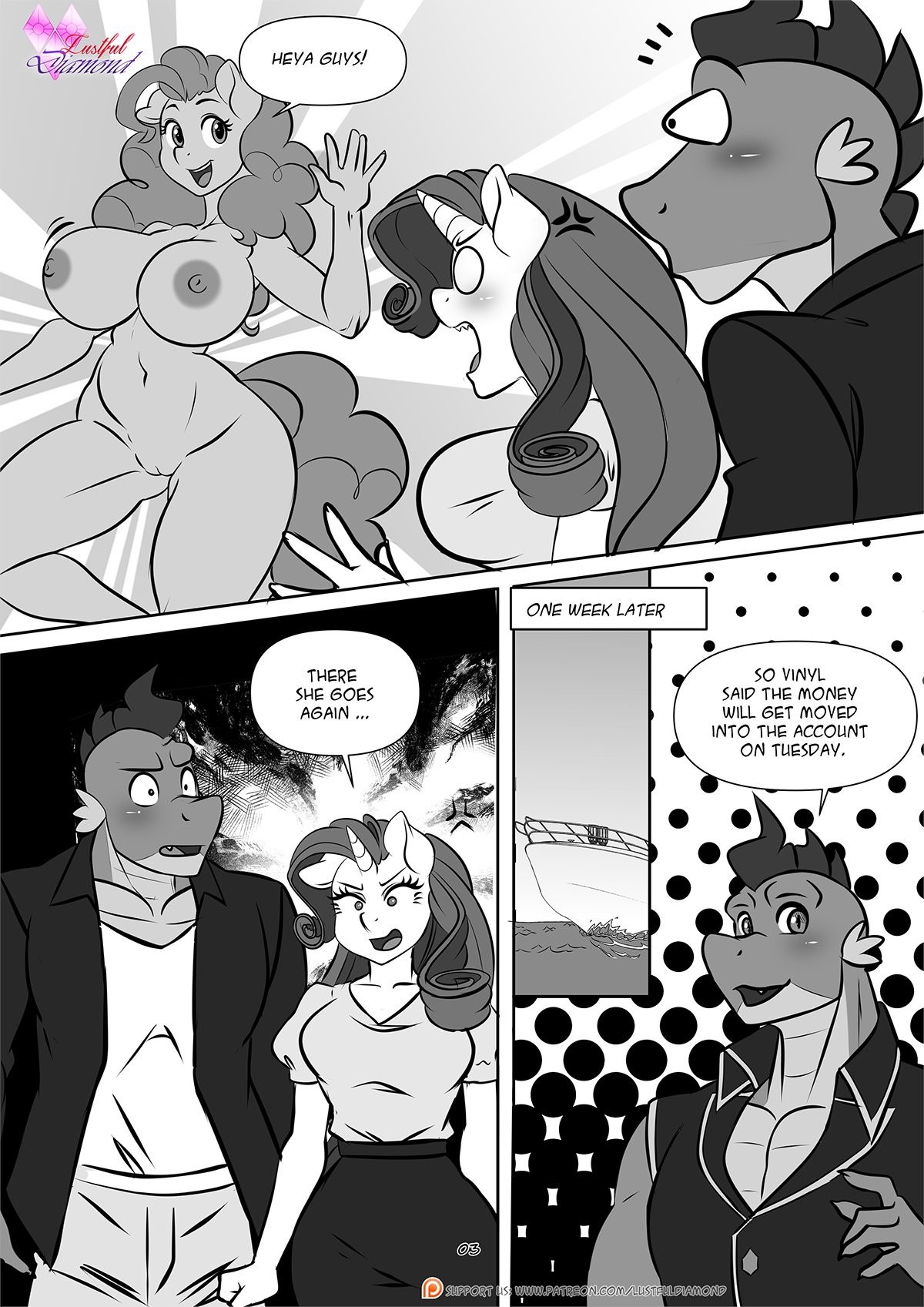 Lustful Diamond: Pink In The Halls Porn Comics english 05