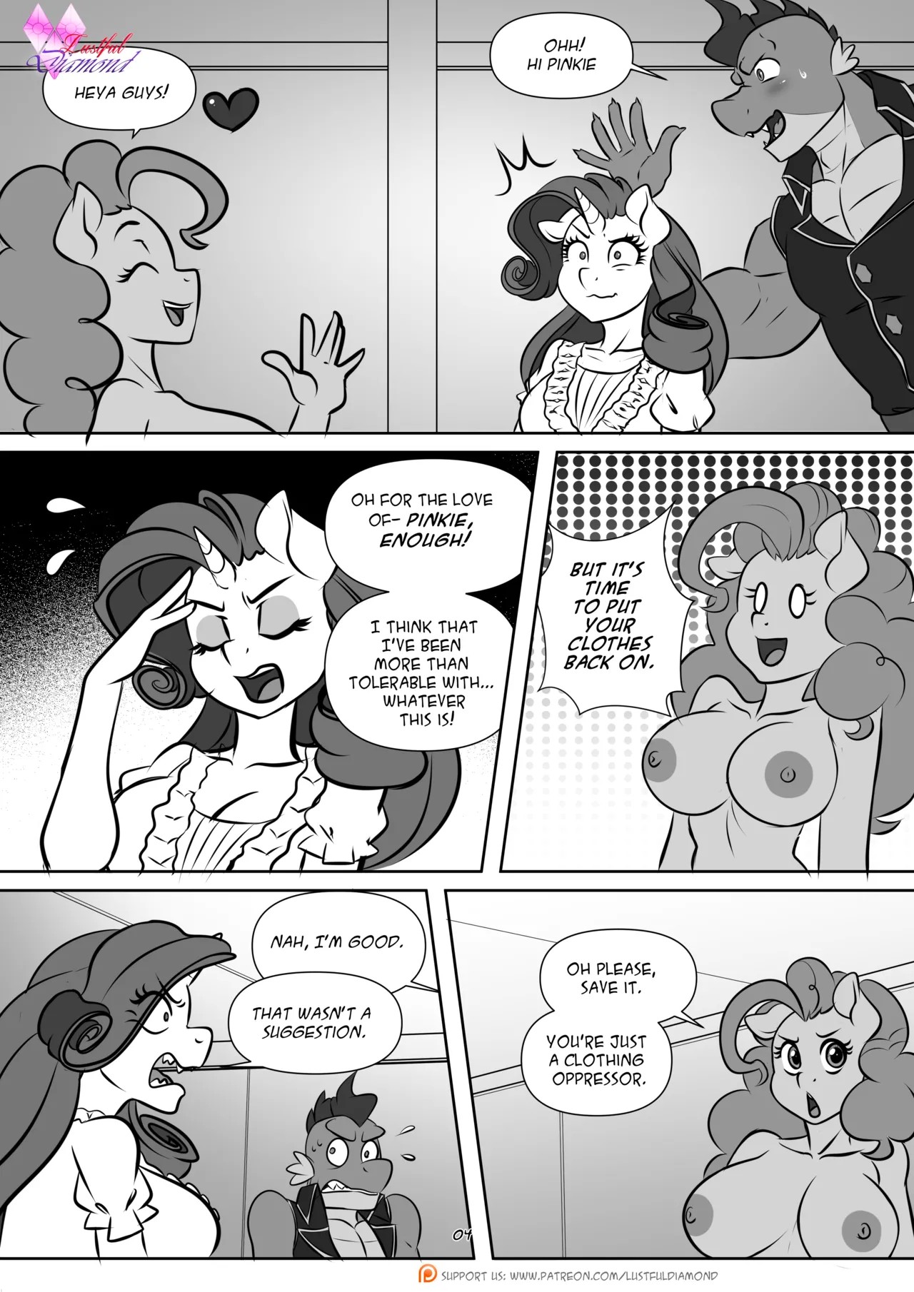 Lustful Diamond: Pink In The Halls Porn Comics english 06
