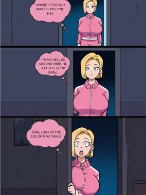 Master Roshi & Android 18 Porn Comics english 02