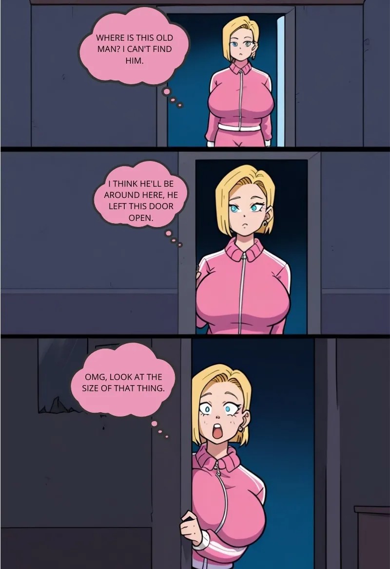 Master Roshi & Android 18 Porn Comics english 02
