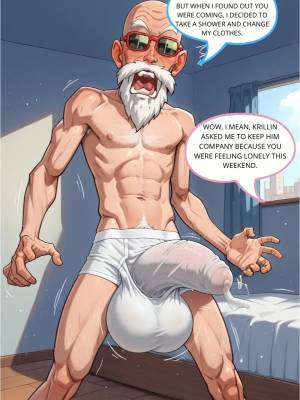 Master Roshi & Android 18 Porn Comics english 03