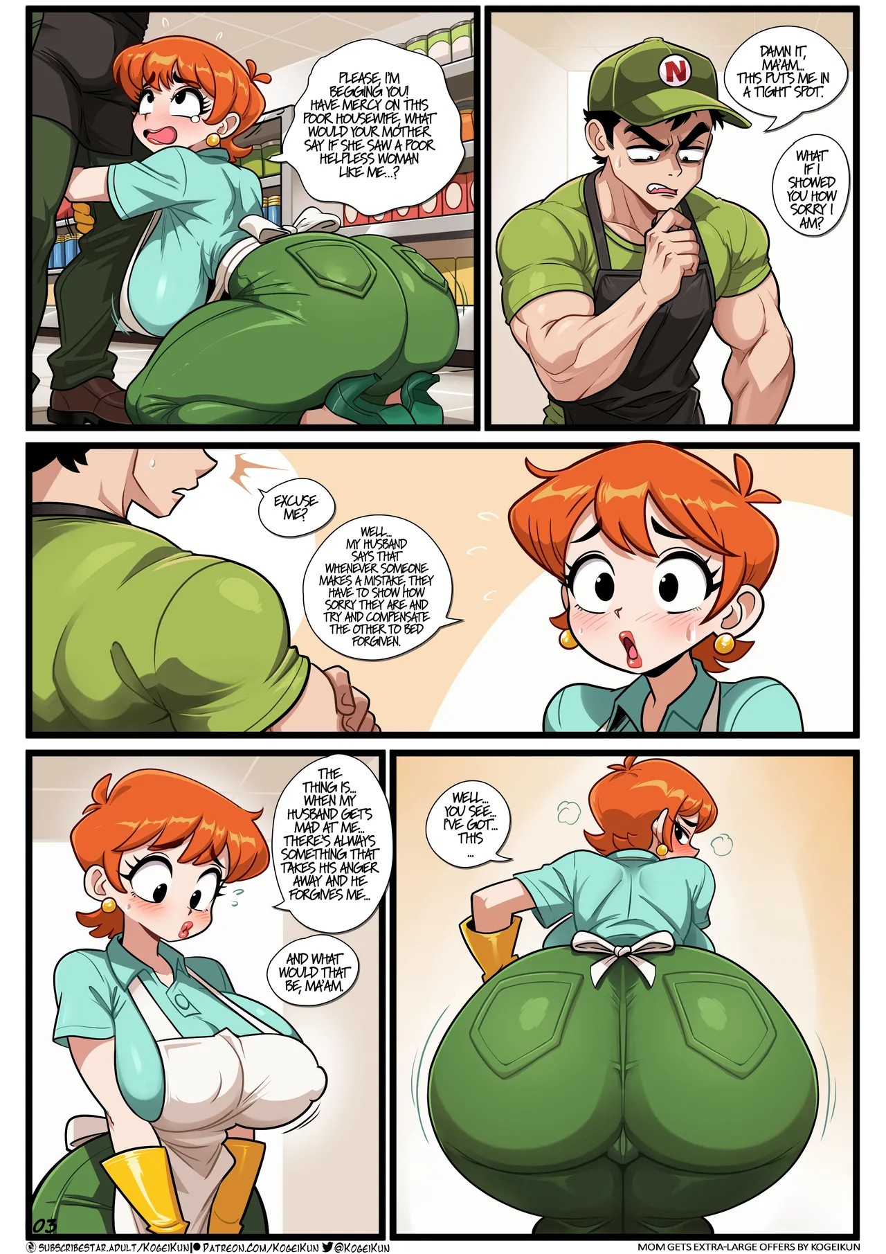 Mom Gets Extra-Large Offers Porn Comics english 04