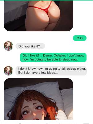Ochako Uraraka: Hot Messages Porn Comics english 04