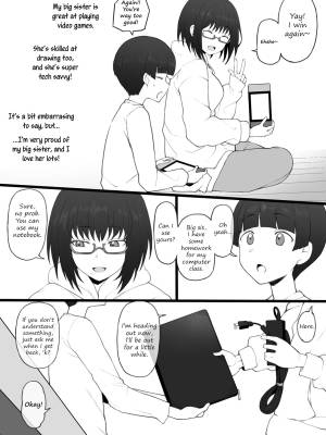 On the Laptop My Beloved Big Sister Lent Me… Porn Comics english 02