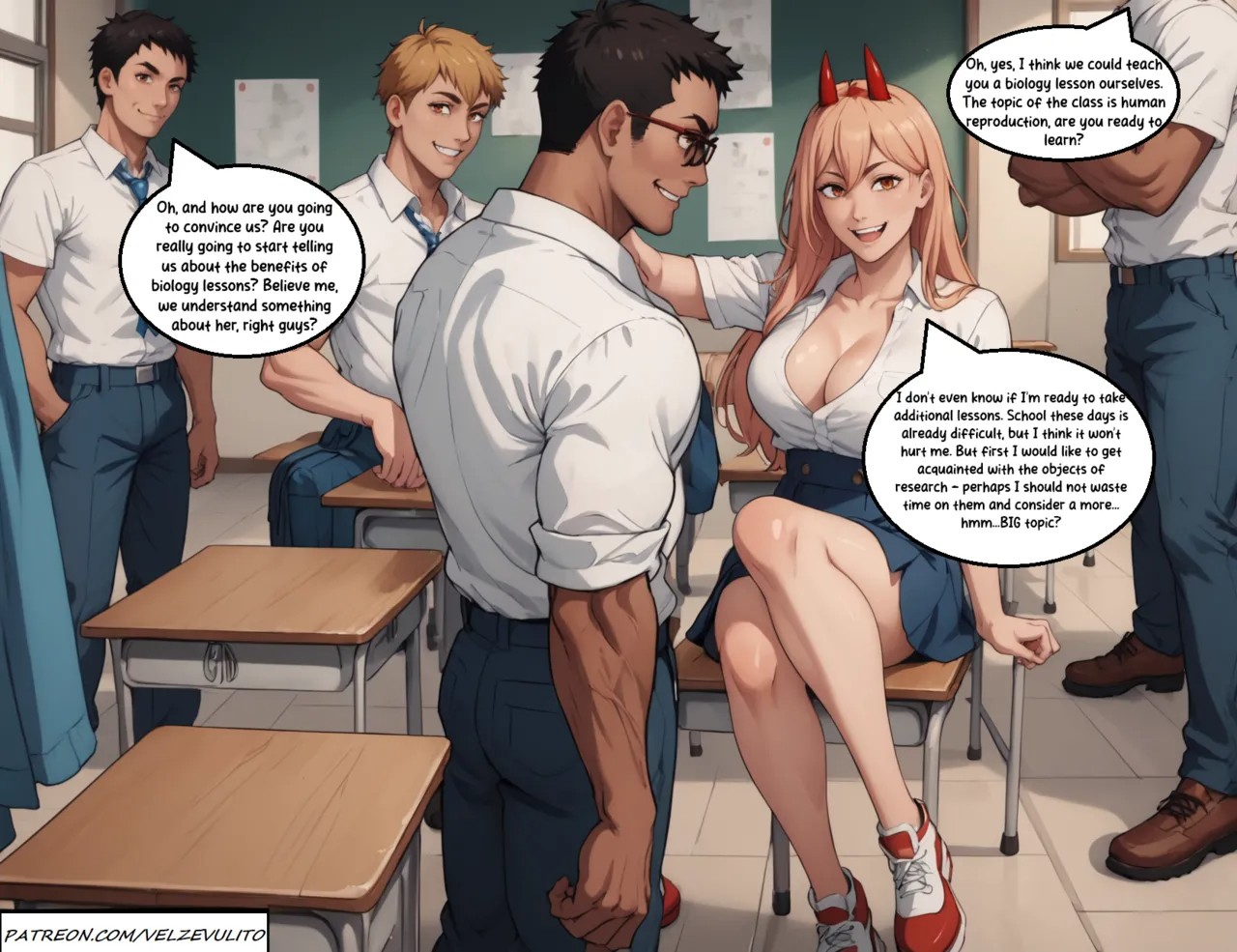 Power's School Adventures Part 2 Porn Comics english 02