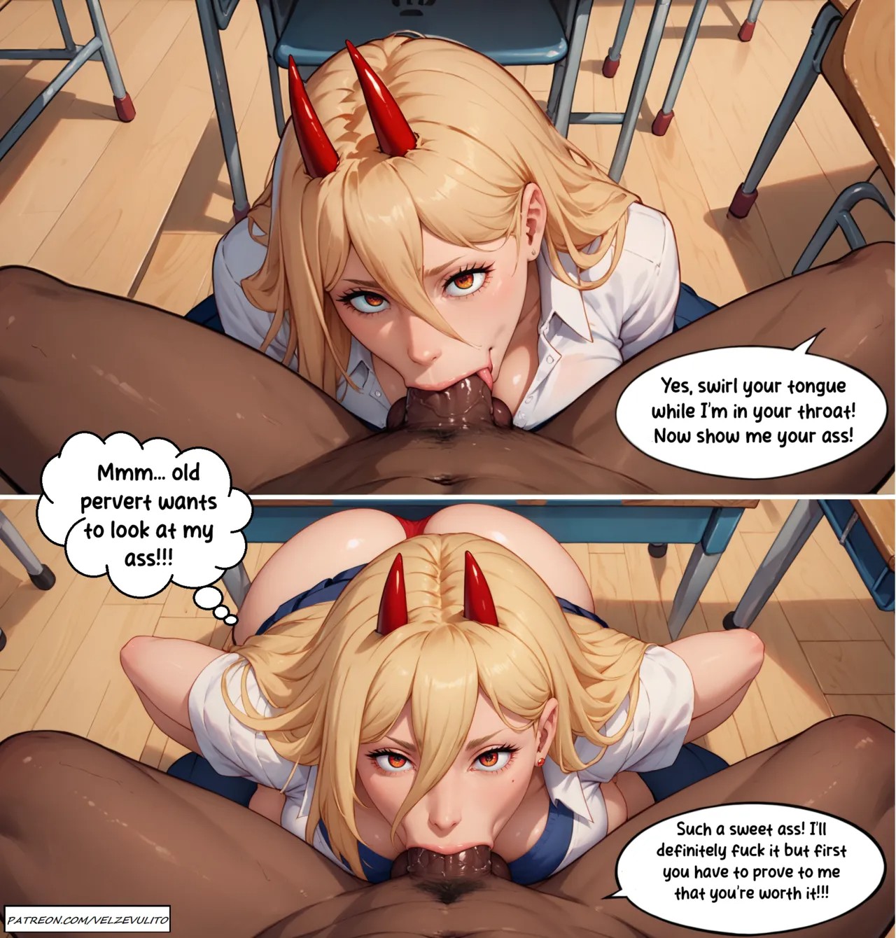 Power's School Adventures  Porn Comics english 12