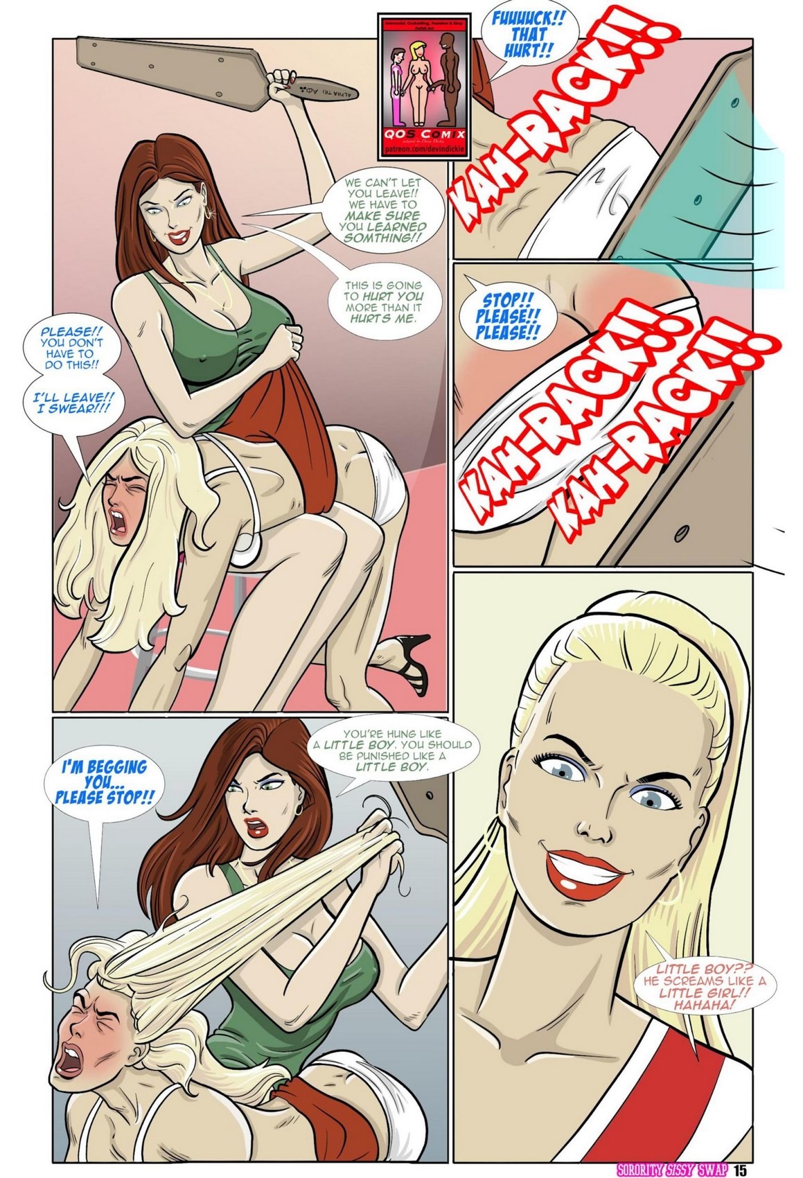 Sissy Sorority Swap Porn Comics english 16
