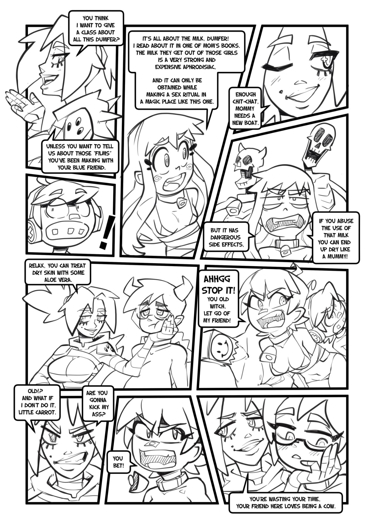 Skarpworld Chapter 8: Milk Crisis Part 2 Porn Comics english 05